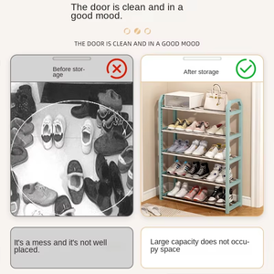 Zapatero Metálico de Gran Capacidad con Múltiples Niveles para Entrada, Ahorro de Espacio, Zapatero Doméstico con Varias Capas - Product Image 3