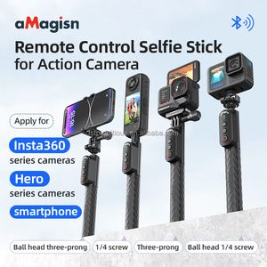 Bâtons de selfie télécommandés AMagisn BT5.1 1M pour caméras d'action Insta360 x4/x3/<span class=keywords><strong>GoPro</strong></span> Hero 13/12/11/OSMO Action <span class=keywords><strong>5</strong></span> pro & Phone - Product Image 6