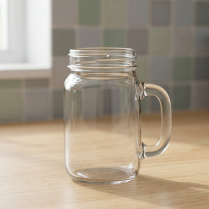 Frasco de Vidrio Transparente de 400 ml para Alimentos, Resistente al Calor, con Tapa de Rosca, Recipiente Hermético para Almacenamiento de Ensaladas y Empaque de Cocina - Product Image 1