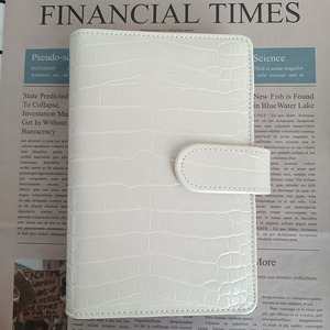 New Fashion PU pelle di coccodrillo <span class=keywords><strong>Notebook</strong></span> Budget raccoglitore portafoglio A6 pianificatori tascabili ripieni di contanti anello Budget raccoglitori copertina - Product Image 5
