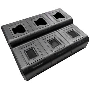 ETMY 3-in-1 Multi Slot DMR Radio Charger Dock with 6-Port for SL1M SL2M SL300 SL500 <b>Walkie</b> <b>Talkie</b> ABS Base - Product Image 2