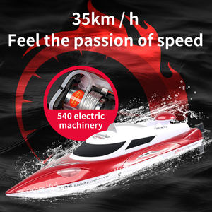 팩토리 전동 야외 장난감 HJ806B 2.4G 방수 35km/h 고속 선박 보트 럭셔리 요트 <span class=keywords><strong>RC</strong></span> 보트 레이싱 - Product Image 5