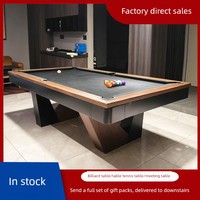 Table de billard et de ping-pong en bois massif de style chinois pour usage domestique ou commercial en Chine