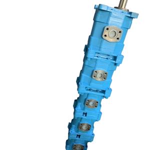 Pompe hydraulique à engrenages spécialisée de haute qualité P7600 série <span class=keywords><strong>JHP</strong></span> à quadruple noyau d'huile pour chargeuse sur pneus, pièce de rechange, garantie 1 an - Product Image 1