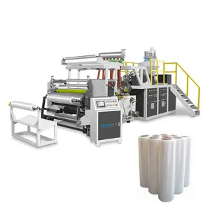 Manufacturing Plant Plastic Stretch Film Making Machine Casting Film Extruder 0.01-0.05mm Stretch Film Machine 80kg/hr