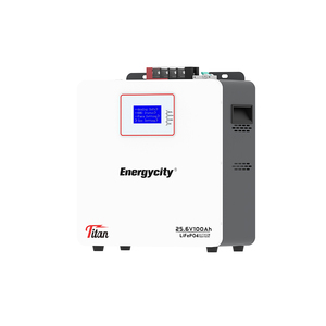 แบตเตอรี่เก็บพลังงานแสงอาทิตย์แบบติดผนัง 100Ah 25.6V สามารถต่อพ่วงกันได้ สำหรับระบบออฟกริด พร้อมกำลังขับ 0-5kWh มาตรฐาน IP21 - Product Image 2