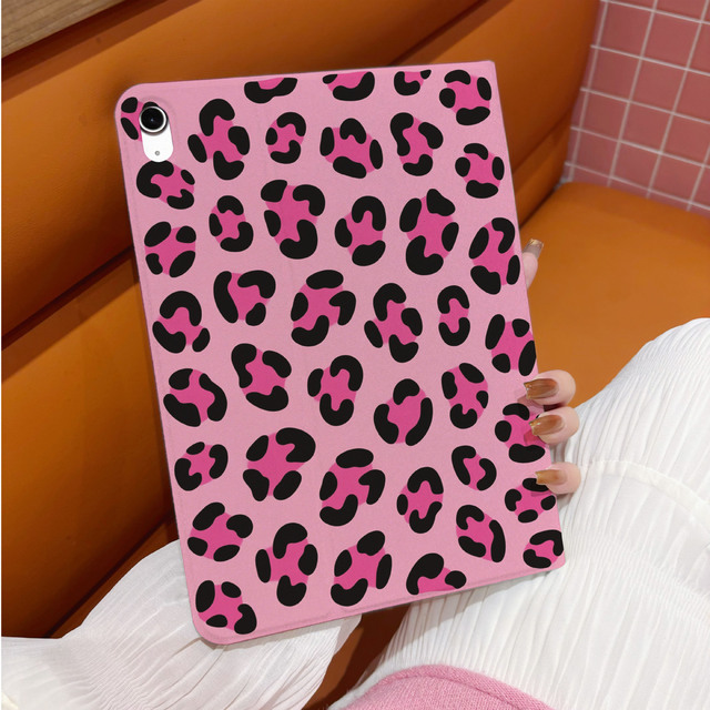 Magenta Black Panther Book-Style Case for iPad Air/Air 2 for iPad 2017/2018 9.7-inch Tablet  Anime Anti-Drop Soft Silicone Case