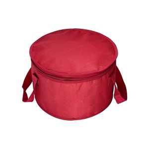 Borsa da pranzo rotonda personalizzata riutilizzabile Cooler per torte <span class=keywords><strong>in</strong></span> casseruola borse termoisolate per consegna Pizza borsa per cibo da picnic Potluck - Product Image 4