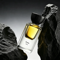 Flacon de parfum en verre transparent de luxe VISTA, forme carrée, pulvérisateur de haute qualité, bouchon à vis, volume de 30 ml, impression sérigraphique, modèle T41