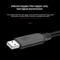 Universelles USB-Stecker-PS2-Splitter-Adapter-Anschlusskabel PS2-zu-USB-Verbindungskabel für Maus tastatur