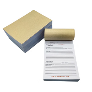 Carnets de commandes personnalisés, Carnets de factures autocopiantes 2/3 feuillets pour entreprises, Carnets de reçus avec couverture en carton - Product Image 3