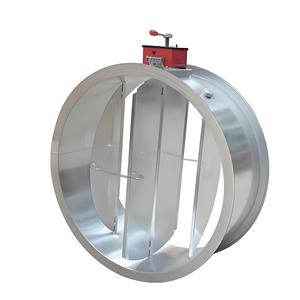 Chất lượng cao mạ kẽm vòng lửa van điều tiết tròn không khí van điều tiết HVAC Ống lửa và khói thông gió - Product Image 2