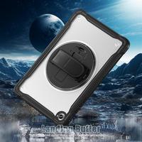 Étui de protection plat en TPU pour PC avec support invisible pour Samsung A11, coque de protection intégrale avec cordon de transport
