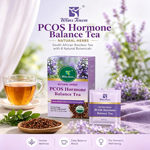 ชาสมุนไพรวินส์ทาวน์ สำหรับปรับสมดุลฮอร์โมน PCOS บรรจุ 20 ซอง ช่วยปรับสมดุลร่างกายและจิตใจ บรรเทาอาการ ชาเพื่อสุขภาพสำหรับผู้หญิง - Product Image 2