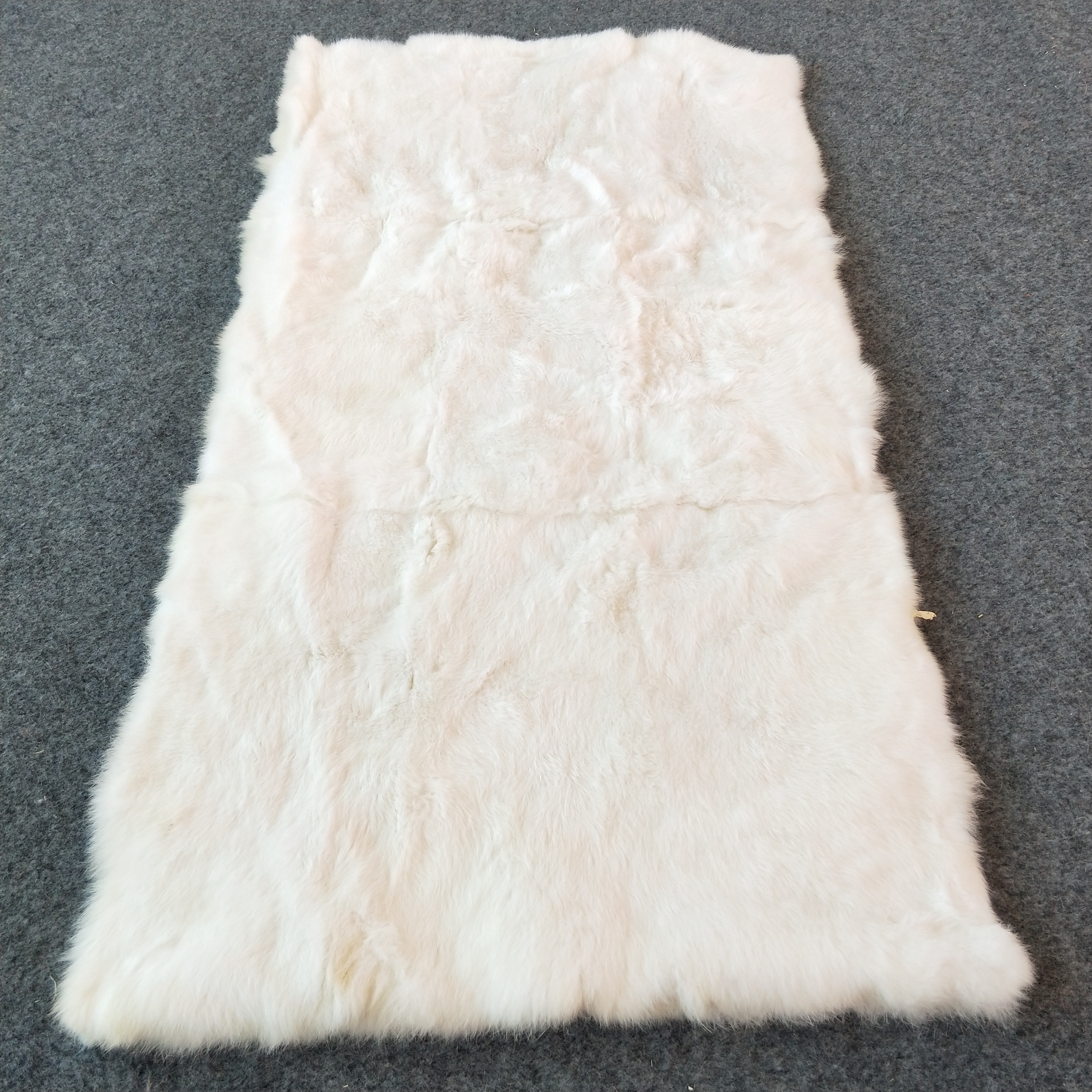 Tapis en véritable fourrure de lapin, vente en gros,