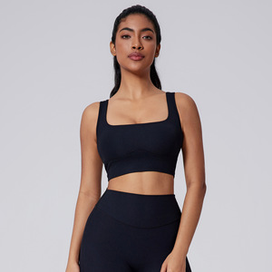 <span class=keywords><strong>Reggiseno</strong></span> Sportivo Antiurto 2026 con Design <span class=keywords><strong>Incrociato</strong></span> sul Retro e Effetto Push-Up per Yoga - Product Image 2