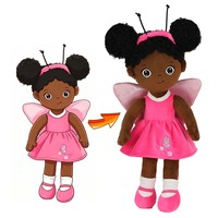 Poupée en peluche personnalisée UYEAH, adorable personnage de dessin animé, mascotte détaillée, jouet en peluche pour fille, cadeau haut de gamme