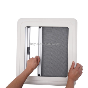 Cadre <span class=keywords><strong>intérieur</strong></span> moulé monobloc en ABS blanc pour remplacement de fenêtre de caravane, remorque ou <span class=keywords><strong>camping</strong></span>-<span class=keywords><strong>car</strong></span> MAYGOOD avec <span class=keywords><strong>store</strong></span> enrouleur et moustiquaire - Product Image 2
