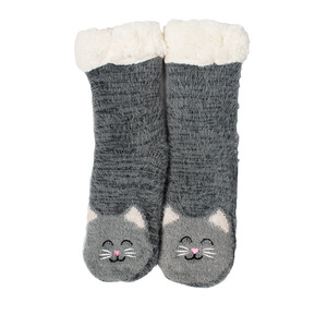 <span class=keywords><strong>Chaussettes</strong></span> d'hiver en polaire sherpa mignonnes, antidérapantes, moelleuses, chaudes, épaisses, en tricot thermique, <span class=keywords><strong>chaussettes</strong></span> pantoufles, cadeaux de Noël pour femmes - Product Image 3