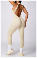 Vêtements de sport à séchage rapide pour femmes Combinaison de yoga une pièce Combinaison d'entraînement de fitness serrée pour la course et le sport