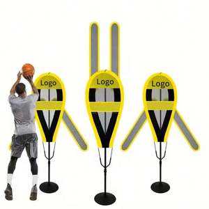 Maniquí de Entrenamiento de Baloncesto Ajustable de 195 cm, Maniquí Defensor Portátil con Diseño Plegable para Práctica Individual - Product Image 1