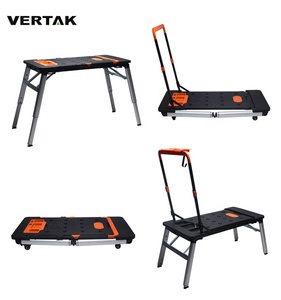 Mesa <span class=keywords><strong>de</strong></span> <span class=keywords><strong>Trabajo</strong></span> Plegable <span class=keywords><strong>de</strong></span> Aluminio VERTAK 7 en 1 Multifuncional para Exteriores y Hogar, <span class=keywords><strong>Banco</strong></span> <span class=keywords><strong>de</strong></span> <span class=keywords><strong>Trabajo</strong></span> para Marketing - Product Image 2