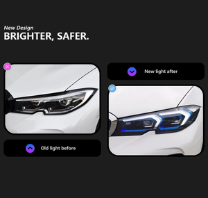 Para BMW Serie 3 G20 G28 2019-2022, Faros Delanteros LED con Forma de Bombilla D2H de 12V 36W 6000 lm 6000K, Nuevo Kit de Actualización de Piezas de Automóvil - Product Image 2