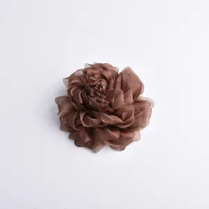 Brooch Flower Chiffon Flower Hair Accessories Artificial Rose Wristlet Band Flowers