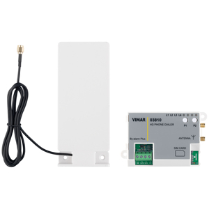 Composeur téléphonique 4G Vimar 03810 avec antenne pour système d'alarme - Product Image 1