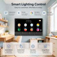 Panel Rumah Pintar Langsung dari Pabrik 6.2 Inci IPS Android 11 4*15W Quad Speaker Tuya Gateway Layar Sentuh Aplikasi untuk Otomasi Rumah