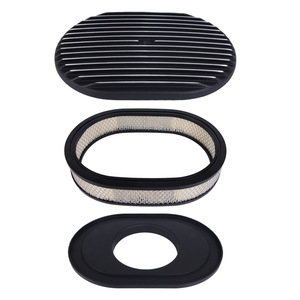 Filtro de Aire Ovalado de 12 Pulgadas (300x210x72mm) con Diseño Aletado y Perno Incluido para Uso Automotriz - Product Image 5