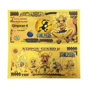 2026年日本路飞动漫纸币 路飞四档纸币 24K镀金 送给粉丝的礼物 - Product Image 3