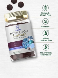 OEM/ODM Private Label Vitamins and <b>Supplement</b> Support Super Mushrooms Extract <b>Lions</b> <b>Mane</b> Gummies for Immune Booster - Product Image 5