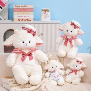 Nouveau jouet en peluche <span class=keywords><strong>petit</strong></span> mouton par <span class=keywords><strong>marin</strong></span> dessin animé peluche mouton miaou poupée jouets en peluche pour cadeau d'anniversaire pour enfants - Product Image 2