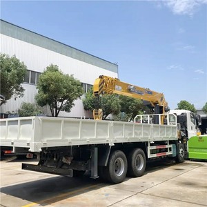 รถบรรทุกติดเครน ISUZU GIGA 12 ล้อ 8x4 รถบรรทุกติดเครนบรรทุกสินค้า 14 ตัน รถเครนบูมตรง - Product Image 4