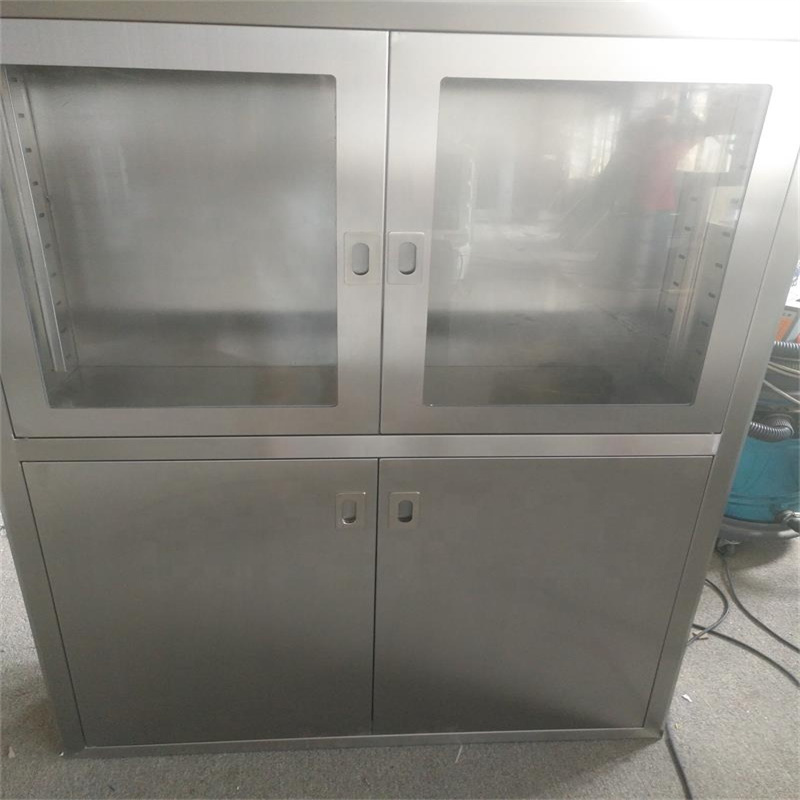 Polished Stainless Steel Medical Cabinet Operating Room Cabinets Galvanized Steel 1.0mm