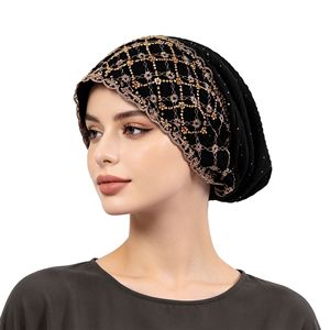 HZM-61293 Bonnets Chimio pour Femmes, Turbans Élastiques Extensibles, Chapeaux Doux pour le Cancer, Couvre-chefs, Écharpes et Bandeaux - Product Image 6