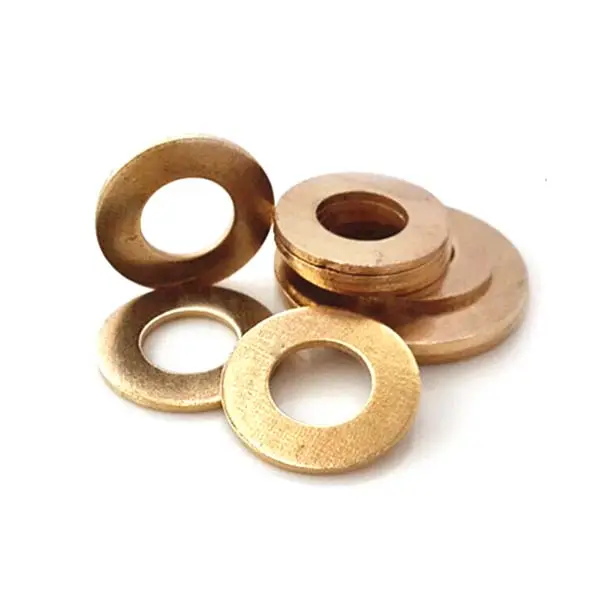 Rondella in bronzo di 48 MM di diametro interno e 53 MM rondella rotonda M4M5M6M8 denso ottone rame grande rondelle piane piatte