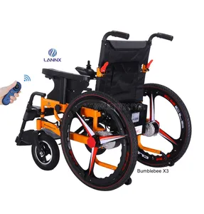 LANNX Bumblebee X3, самая дешевая складная электрическая инвалидная коляска с электроприводом для инвалидов