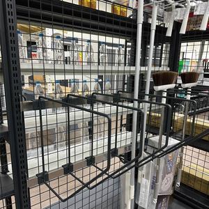 Bán lẻ/OEM/ODM W45 * D5 * h41.5 (cm) sơn tĩnh điện D-hình bán lẻ kệ chia màu xám đen hiển thị móc cho dây thanh kệ - Product Image 4