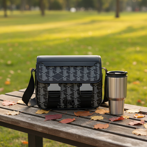 Sac à bandoulière vintage en cuir PU imperméable de luxe pour homme et femme, sac à bandoulière décontracté, sac messager latéral, logo personnalisé - Product Image 1