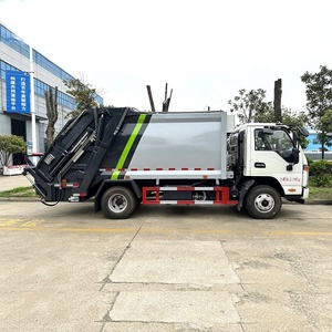รถบรรทุกขยะ JAC 4x2 แบบไฮดรอลิกท้ายตัก ราคาคุ้มค่า สำหรับการจัดการขยะอัจฉริยะและการรีไซเคิล - Product Image 2