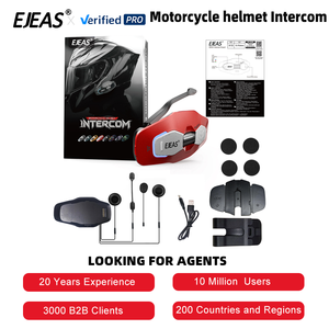Interfono Bluetooth per Casco Moto con Connessione Stabile e Forte Compatibilità, Uso Fluido per Tour <span class=keywords><strong>di</strong></span> <span class=keywords><strong>Gruppo</strong></span> - Product Image 2