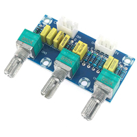 Carte de commande de tonalité passive XH-M802 Module de préamplificateur Audio Hi-Fi pour égaliseur de préampli de réglage des basses/aigus pour amplificateur