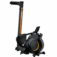 Máquina de Remo con Resistencia Magnética, 8 Niveles, Silenciosa, con Correa de Transmisión, Plegable, Monitor LCD, Entrenador Cardiovascular para el Hogar, 120 kg