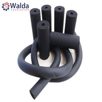 Isolation thermique pour tuyau en mousse de caoutchouc PVC NBR Walda CE 1 pouce, écologique, pour climatiseur