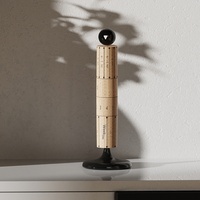 Calendrier de bureau rotatif créatif en bois massif, style trompette, ornement décoratif, article de décoration intérieure de style japonais, marque JIAYI, pour l'inauguration de la maison