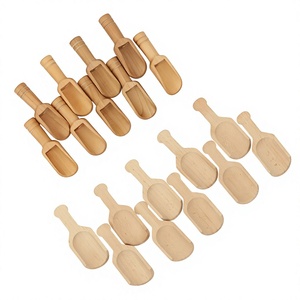 Cuillère doseuse en bois écologique faite à la main avec une capacité de 10 ml/20 ml/30 ml et une longue poignée pour le café, le sel de bain et les aliments secs - Product Image 2