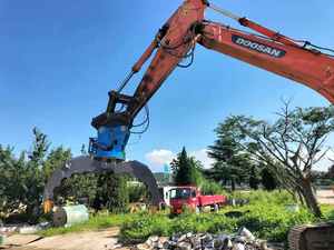 15 тоннной 25 тонн захват экскаватора навесного оборудования гидравлический вращающийся древесных бревен камень захват для бревен - Product Image 4