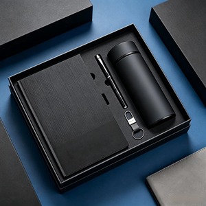 Ensemble de fournitures scolaires et de bureau personnalisées économiques : carnet, stylo, gourde, porte-clés – Cadeau promotionnel d'entreprise - Product Image 1